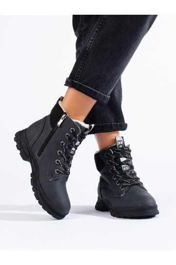 Sportliku stiiliga  Naiste saapad Mustad 2