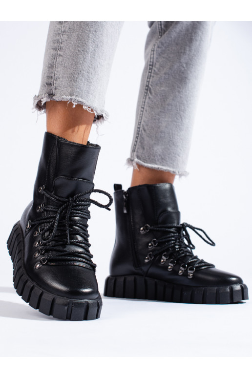 Must  naiste saapad platvormiga Potocki