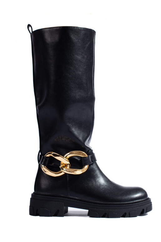 Must  Naiste saapad  ökonahast