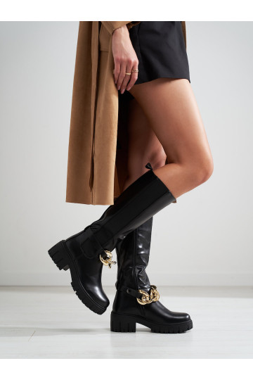 Must  Naiste saapad  ökonahast 2