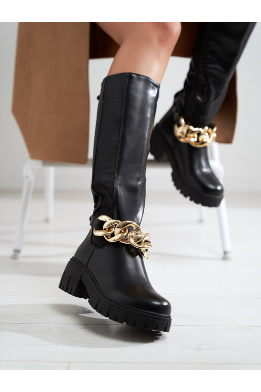 Must  Naiste saapad  ökonahast