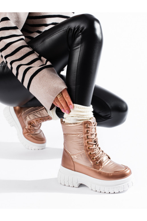 Kuldset värvi Naiste lumesaapad  Kuldset värvi Naiste lumesaapad