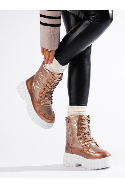 Kuldset värvi Naiste lumesaapad  Kuldset värvi Naiste lumesaapad