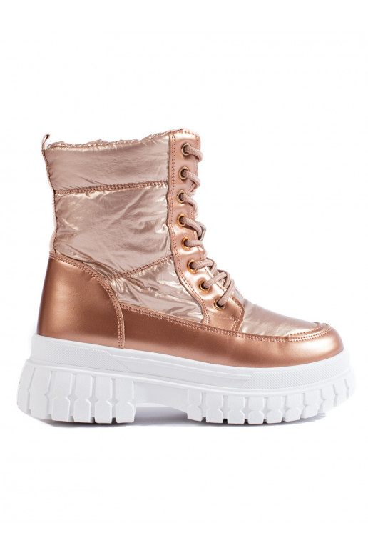 Kuldset värvi Naiste lumesaapad  Kuldset värvi Naiste lumesaapad