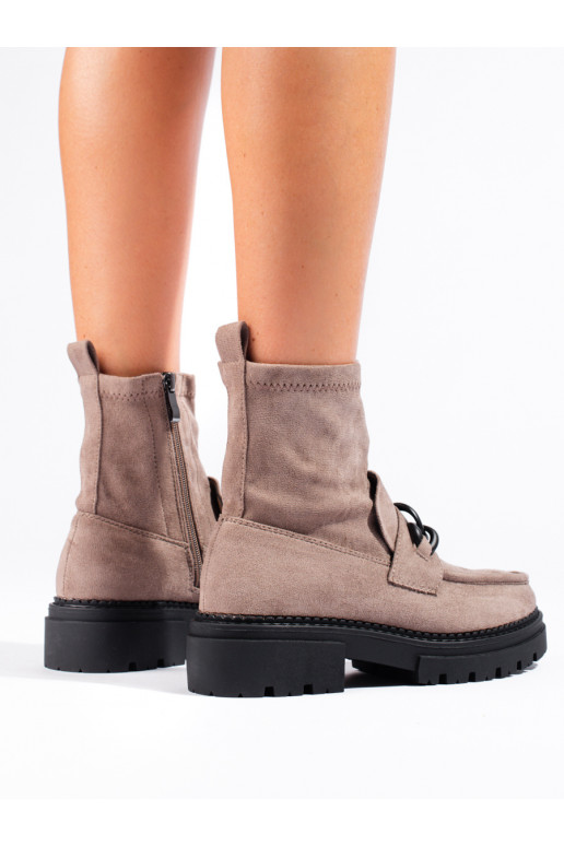 beeži värvi naiste saapad platvormiga