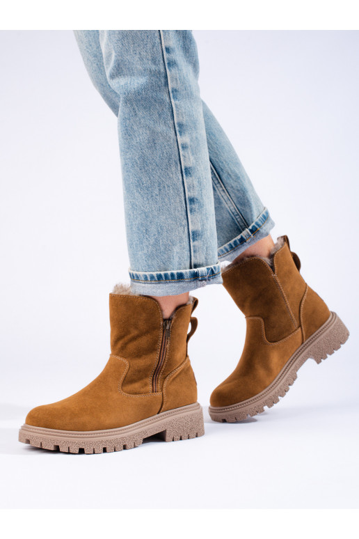 Naiste poolsaapad  pruunid värvi 