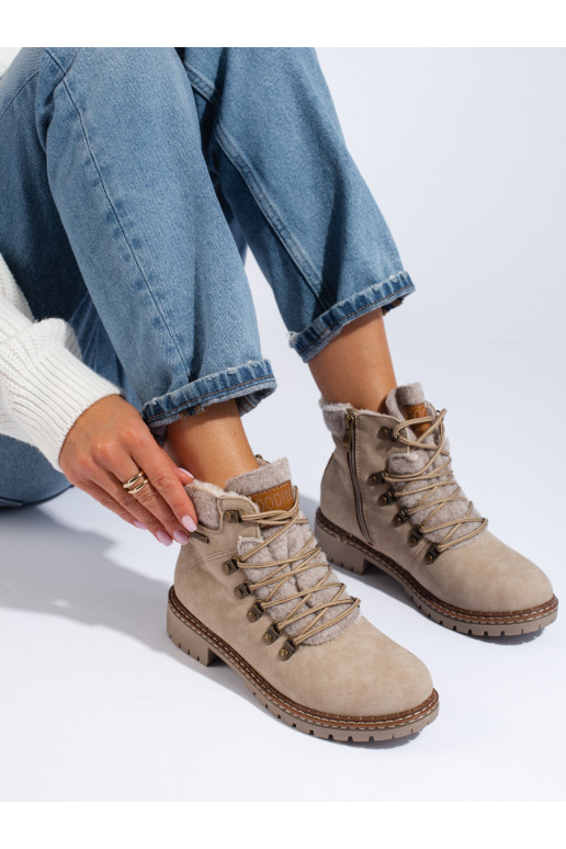 beeži värvi naiste kingad  karusnahaga beeži värvi naiste kingad  karusnahaga