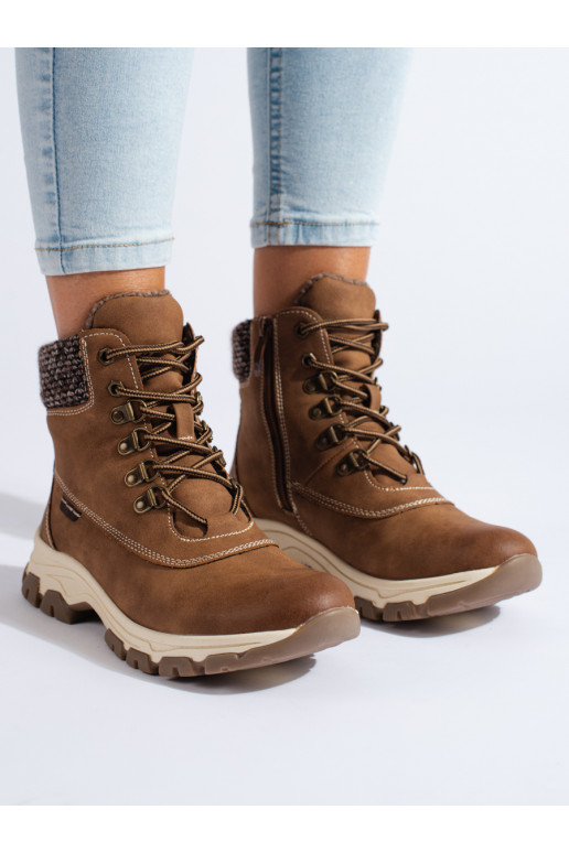 pruunid värvi naiste kingad platvormiga