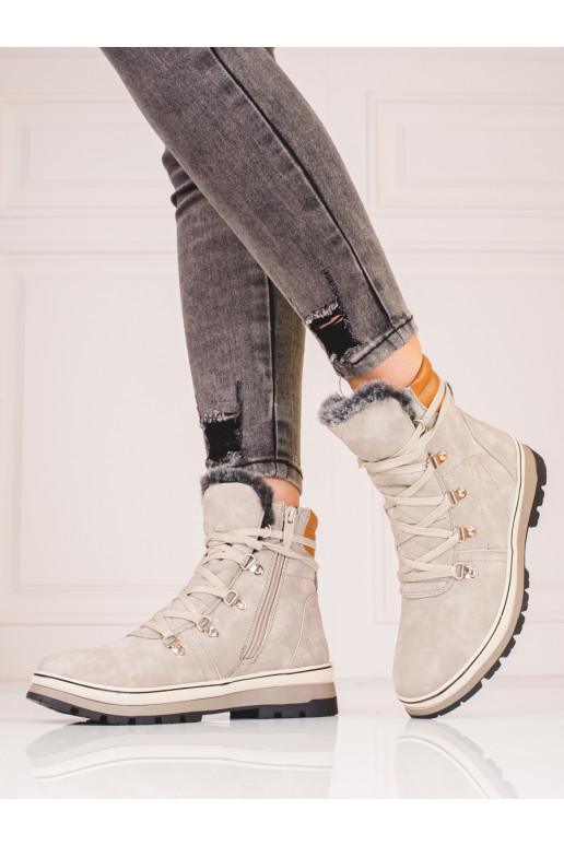 Halli värvi  Naiste saapad soojad saapad