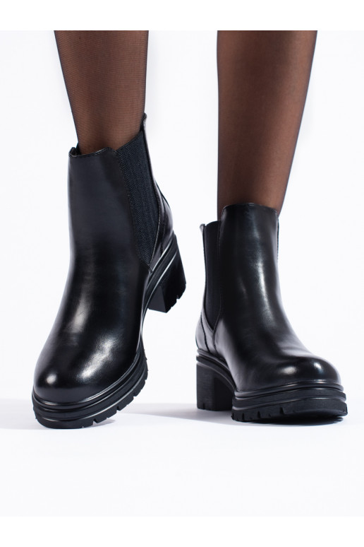 Must  Naiste saapad kõrge kontsaga Must  Naiste saapad kõrge kontsaga