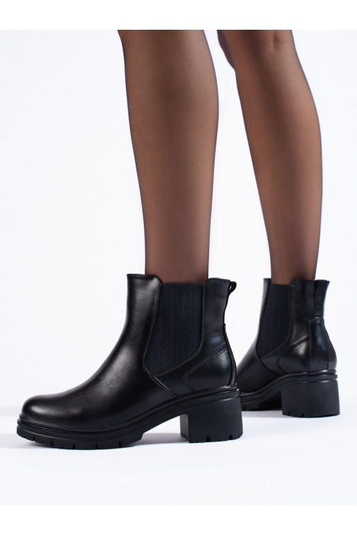 Must  Naiste saapad kõrge kontsaga Must  Naiste saapad kõrge kontsaga