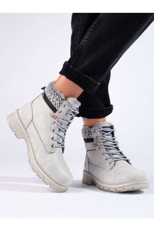 saapad  halli värvi karusnahaga saapad  halli värvi karusnahaga