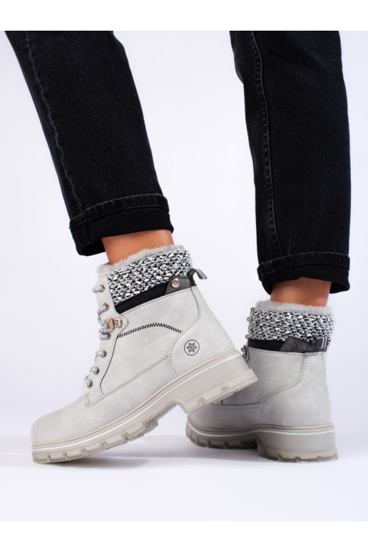 saapad  halli värvi karusnahaga saapad  halli värvi karusnahaga