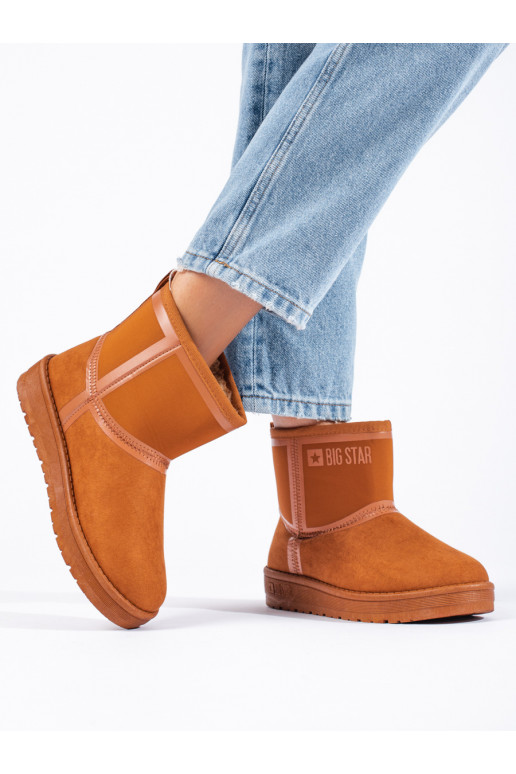 pruunid värvi Naiste lumesaapad BIG STAR KK274612B