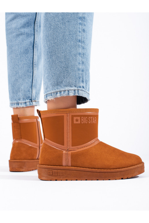 pruunid värvi Naiste lumesaapad BIG STAR KK274612B
