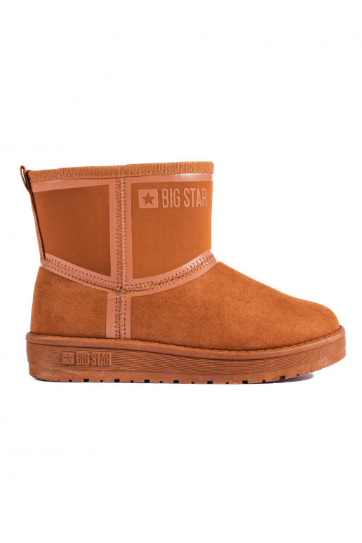 pruunid värvi Naiste lumesaapad BIG STAR KK274612B