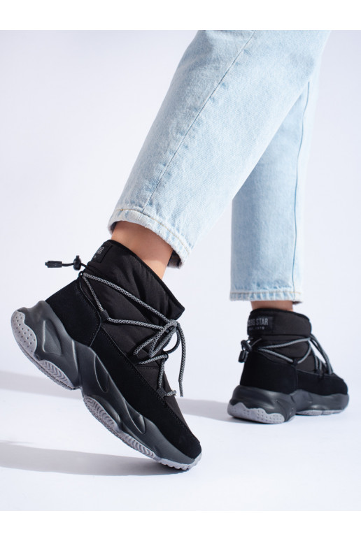 Must Naiste lumesaapad BIG STAR KK274274 Must Naiste lumesaapad BIG STAR KK274274