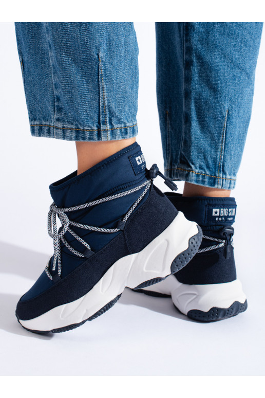 tumesinist värvi Naiste lumesaapad BIG STAR KK274273 tumesinist värvi Naiste lumesaapad BIG STAR KK274273