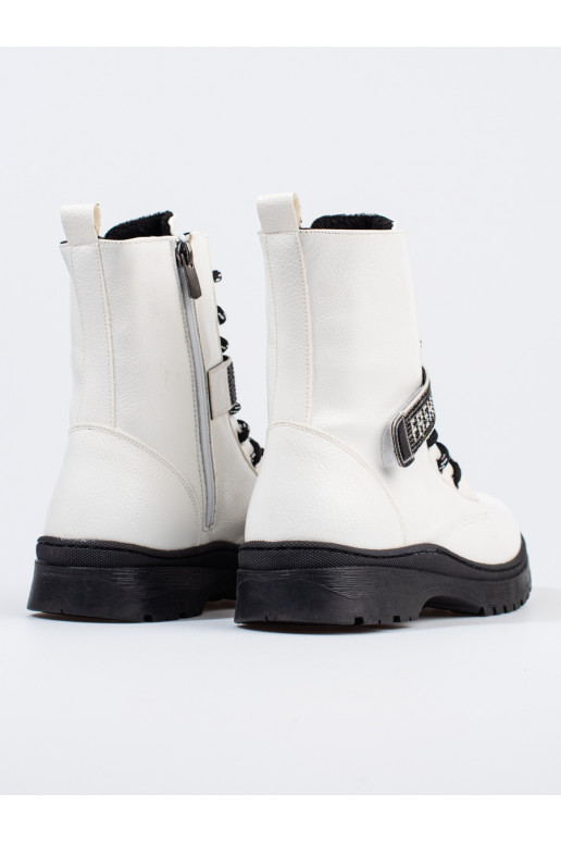 Naiste poolsaapad  Potocki  valge värv