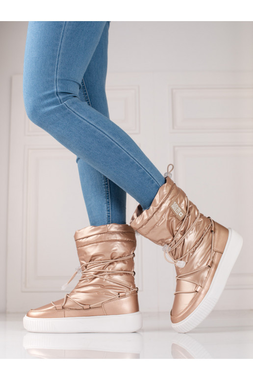 Kuldset värvi Naiste lumesaapad  Big Star KK274194