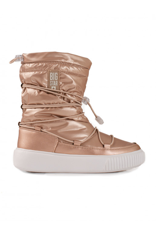 Kuldset värvi Naiste lumesaapad  Big Star KK274194