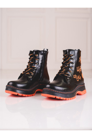 Naiste poolsaapad  Potocki Saapad Mustad 2