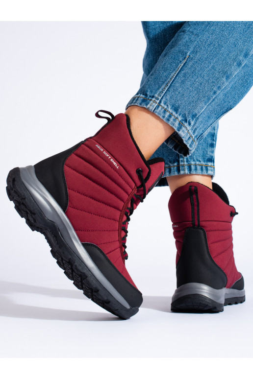 Naiste lumesaapad DK Waterproof burgundi värvi Naiste lumesaapad DK Waterproof burgundi värvi