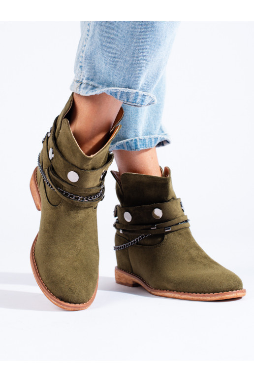 seemisnakhsed naiste saapad  roheline