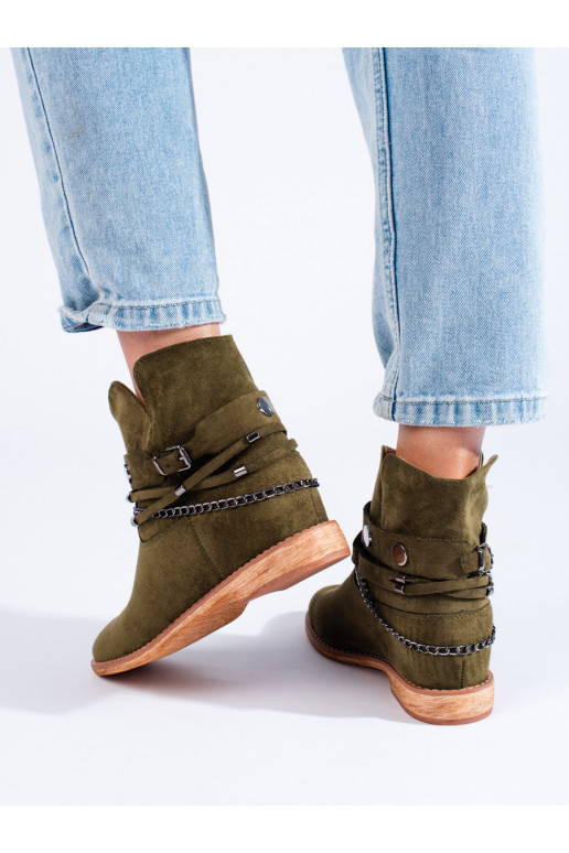 seemisnakhsed naiste saapad  roheline