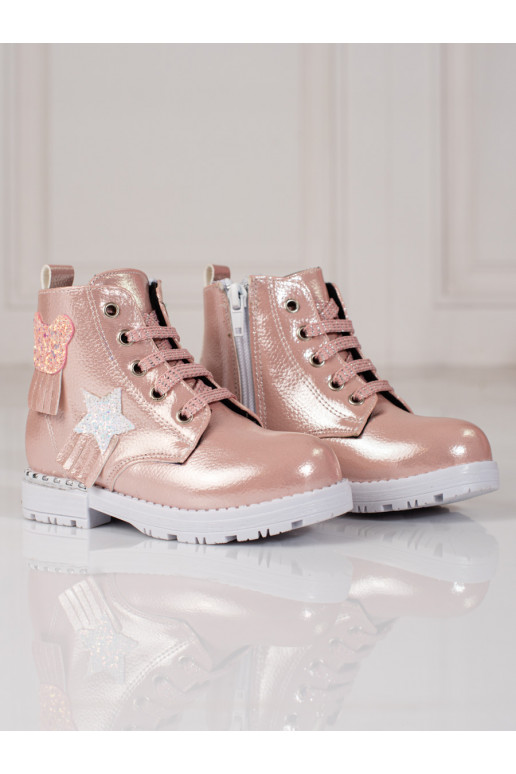 Naiste poolsaapad  tumeroosad värvi