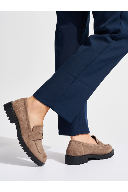 Bezowe  naiste mokassiinid