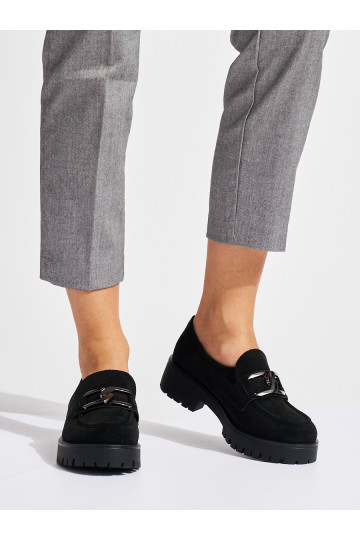 seemisnakhsed Mustad naiste mokassiinid 2