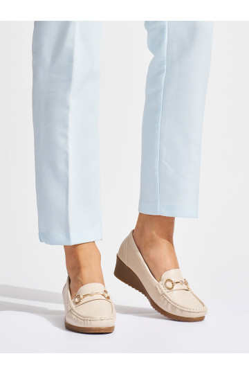 beeži värvi  mokassiinid  ze m zdobieniem 2