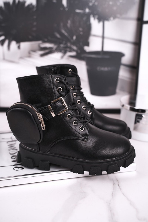 Musta värvi soojad lastejalatsid Musta värvi soojad lastejalatsid