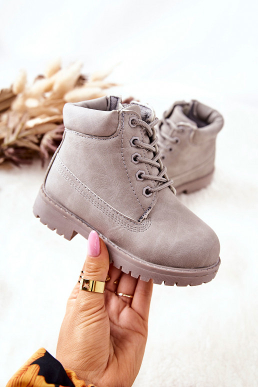 Laste jalanõud tõmblukuga Halli värvi Laste jalanõud tõmblukuga Halli värvi