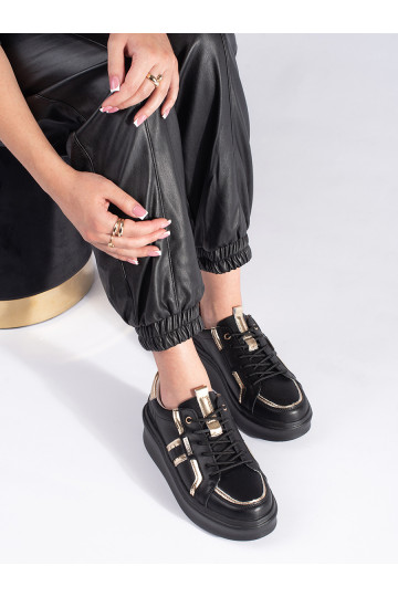   Mustad Naiste kingad platvormiga 2