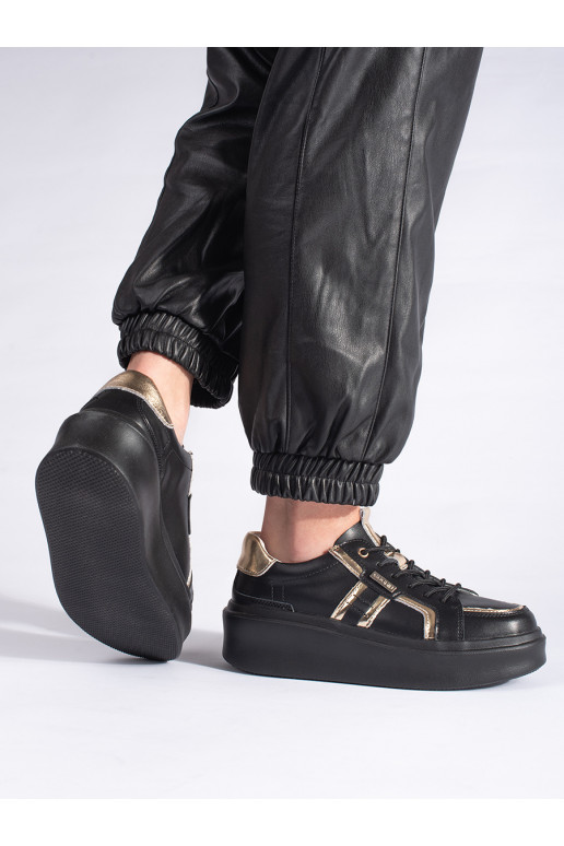   Mustad Naiste kingad platvormiga