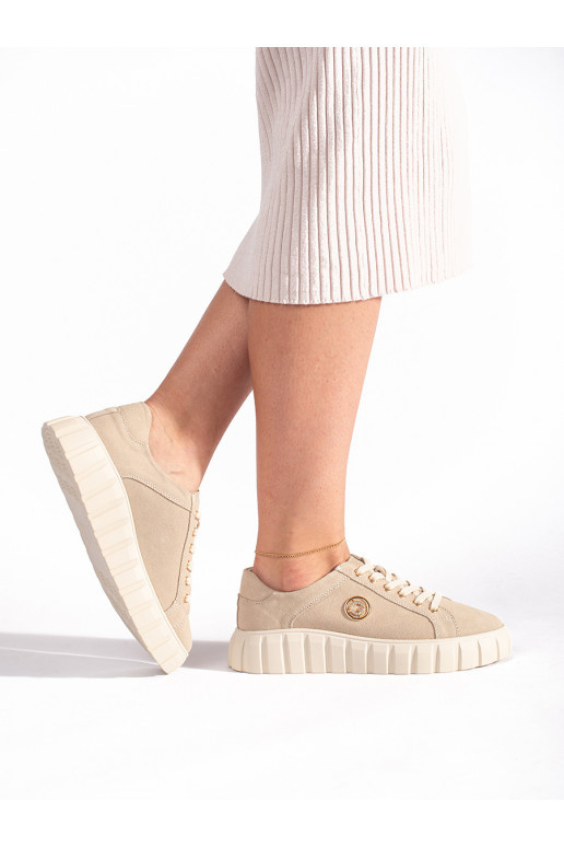 Elevandiluu värvi kingad platvormiga  j