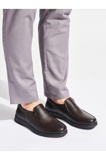 pruunid värvi mokassiinid  ökonahast