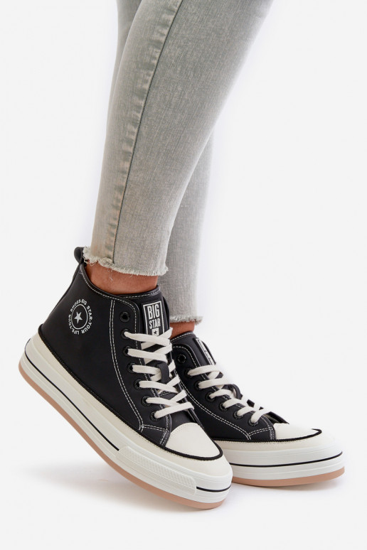 voodriga naiste saapad platvormiga Eko   Big Star OO274062 Must voodriga naiste saapad platvormiga Eko   Big Star OO274062 Must