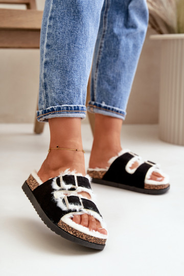 Plätud Sussid neetide ja pandlaga  Must Ezilena