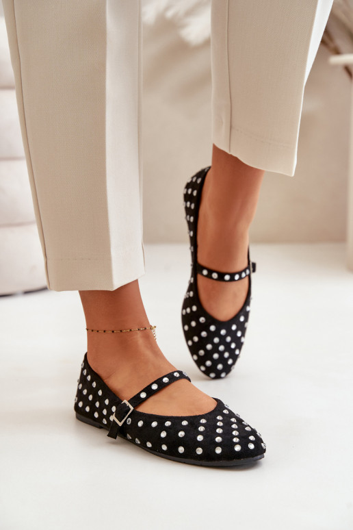 Kaunistustega Baleriinad rihmadega owe Must Tirilissa Kaunistustega Baleriinad rihmadega owe Must Tirilissa