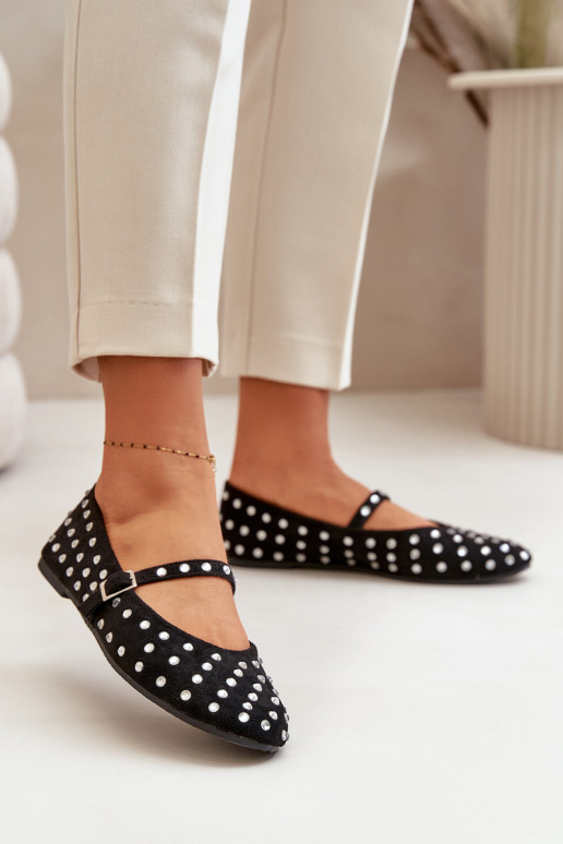 Kaunistustega Baleriinad rihmadega owe Must Tirilissa Kaunistustega Baleriinad rihmadega owe Must Tirilissa