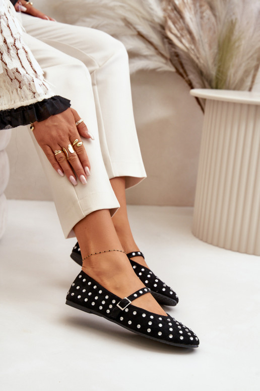 Kaunistustega Baleriinad rihmadega owe Must Tirilissa Kaunistustega Baleriinad rihmadega owe Must Tirilissa