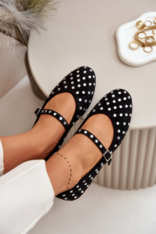 Kaunistustega Baleriinad rihmadega owe Must Tirilissa Kaunistustega Baleriinad rihmadega owe Must Tirilissa