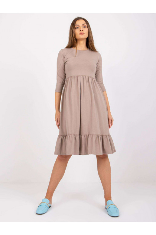 Tumebeež puuvillane voldiga kleit... Tumebeež puuvillane voldiga kleit...