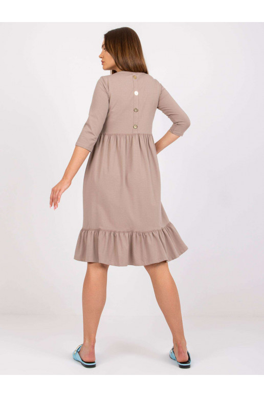 Tumebeež puuvillane voldiga kleit... Tumebeež puuvillane voldiga kleit...