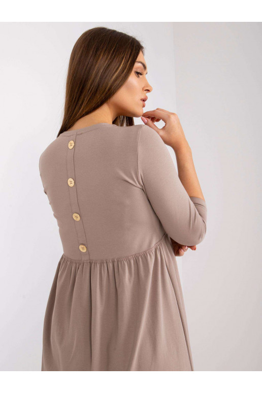 Tumebeež puuvillane voldiga kleit... Tumebeež puuvillane voldiga kleit...