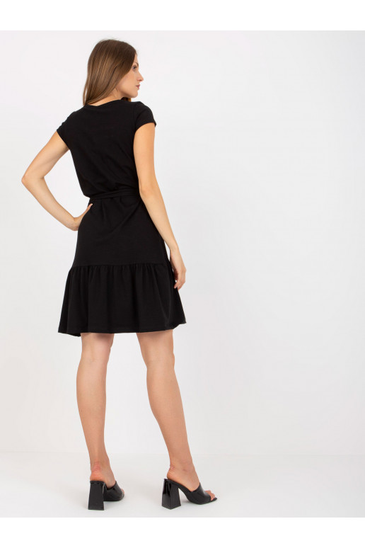 Must puuvillane põhikleit lipsuga RUE... Must puuvillane põhikleit lipsuga RUE...