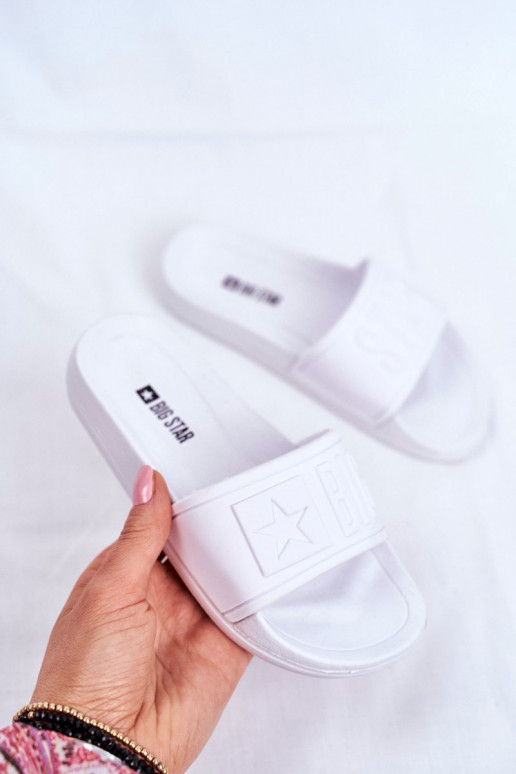 Plätud Laste jalanõud Big Star valget värvi DD374154 Plätud Laste jalanõud Big Star valget värvi DD374154